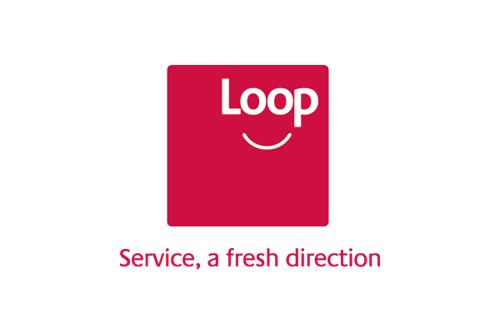 Loop logo. Service, a fresh direction